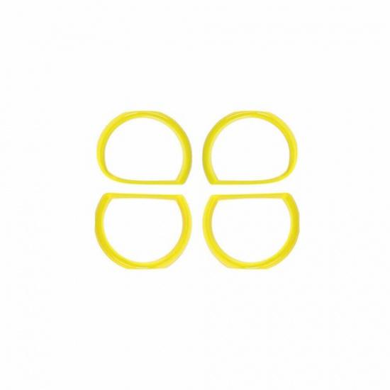 Vorderlicht Lampenabdeckung Zierleiste Außen Dekor Für Dodge Challenger 15+ Gelb