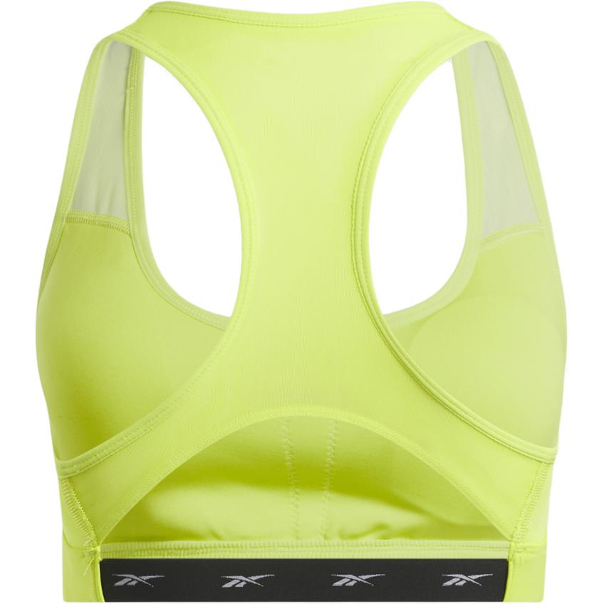 Reebok Simple Slim Fit Comfortable Fitness Yoga Medium Support Sports Bra Women Underwear Fluorescent-Green 100206195