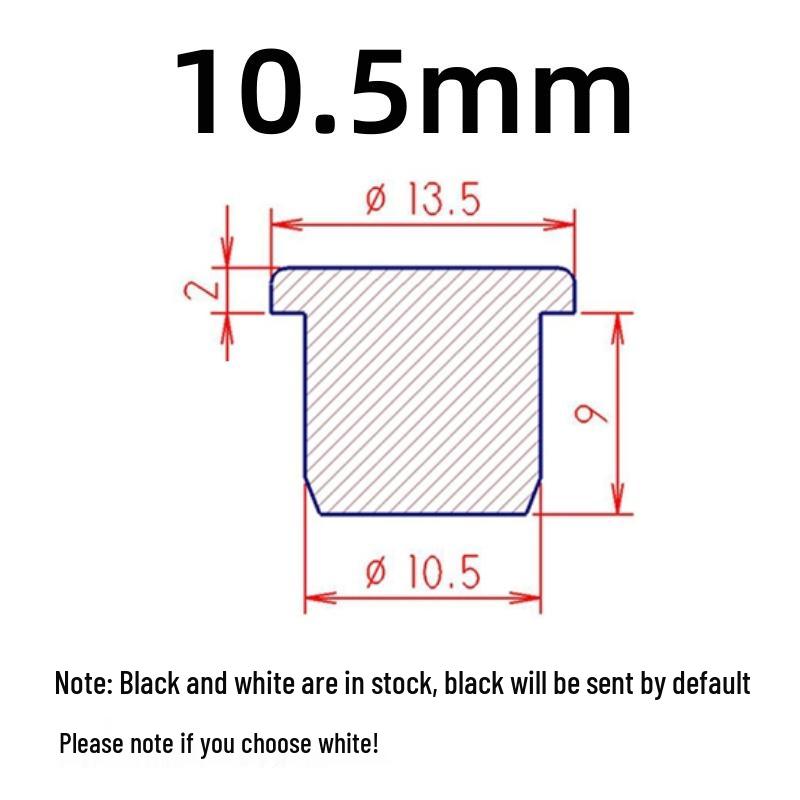 T-Shaped High Temp Silicone Stopper for Sandblasting, Electroplating, Baking, Anodizing, and More