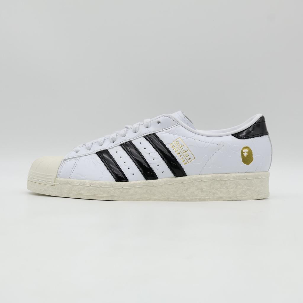 JR2701 A BATHING APE adidas Originals Superstar V Footwear White Core (Men's)