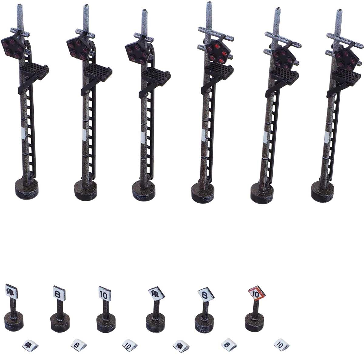 

Greenmax N gauge special signal light assembly diorama supplies set, pre-painted kit, 2595,