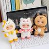 Cute Cape Kitten Scarf Capibala Vinyl Face Plush Toys Fairy Tales Animal Toys Pendant Gift Kids Halloween Christmas Gifts Decor