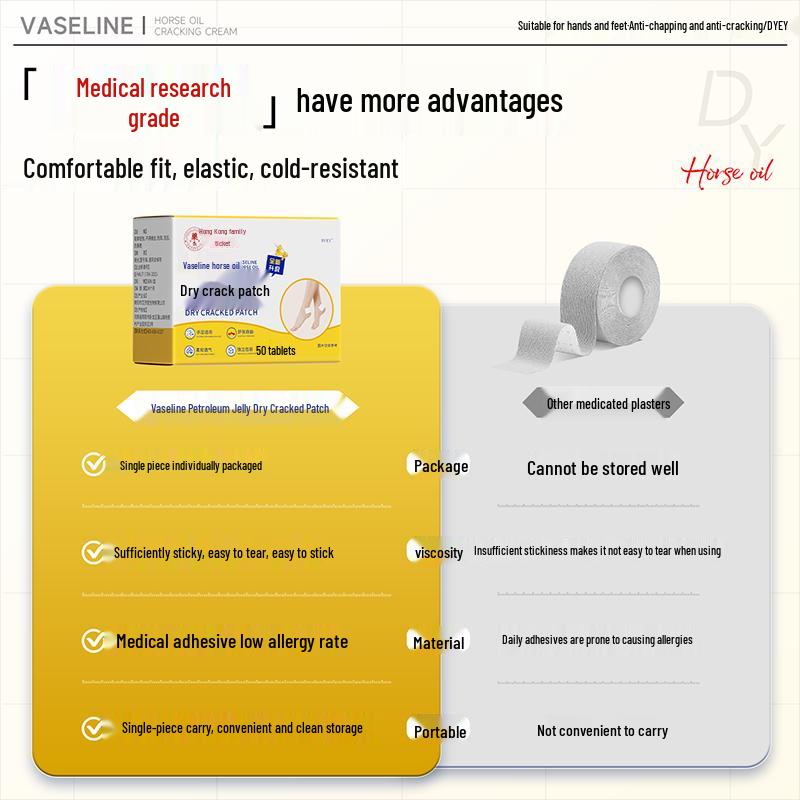 DR.ML Vaseline Horse Oil Repair Patches for Cracked Skin