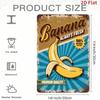 Retro Banana Metal Sign Vintage Bar Wall Decor Outdoor Tin Plaque
