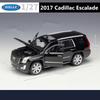 Welly 1/27 Cadillac Escalade SUV Alloy Car Model Diecasts Metal Off-road Vehicles Car Model High Simulation Collection Kids Gift