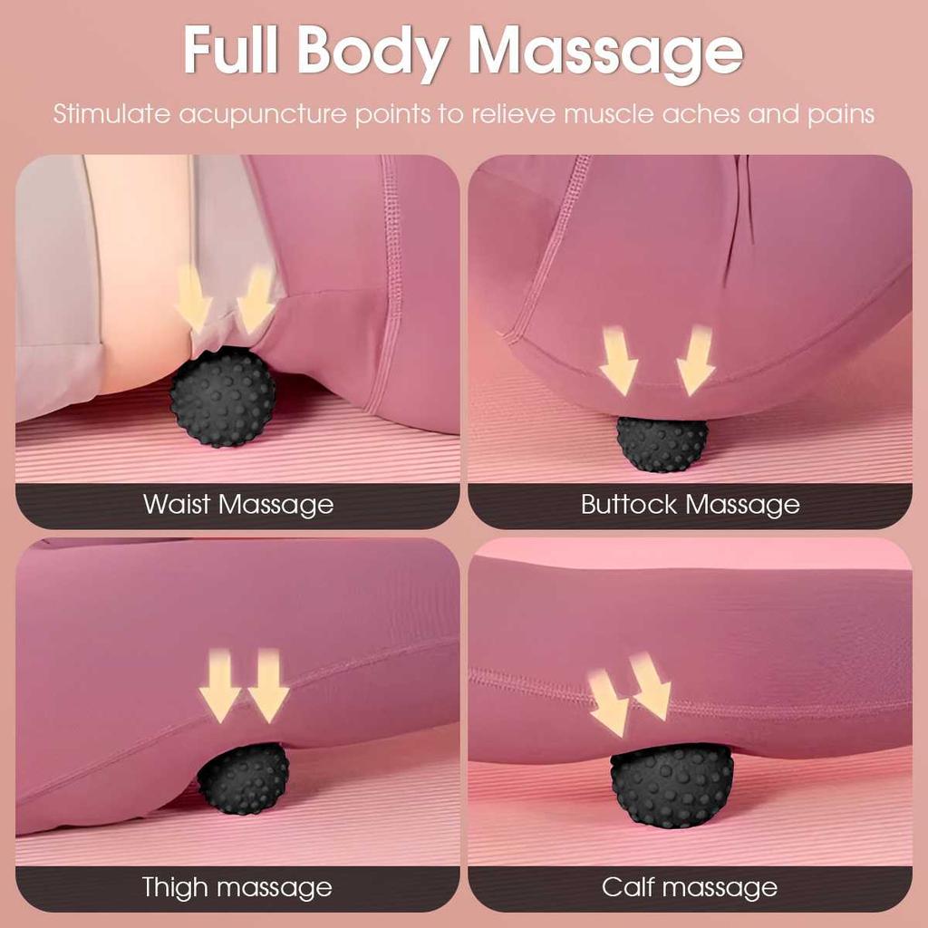 Massageball Beine Fuß Entspannung Massagegerät Handheld TPE Faszienball Massagerolle Meridian Gesundheitswesen