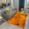 Halloween Horror Spider Web Carpet Teens Bedroom Living Room Large Decor Carpet Kitchen Bathroom Anti-Slip Door Mat Floor Mats