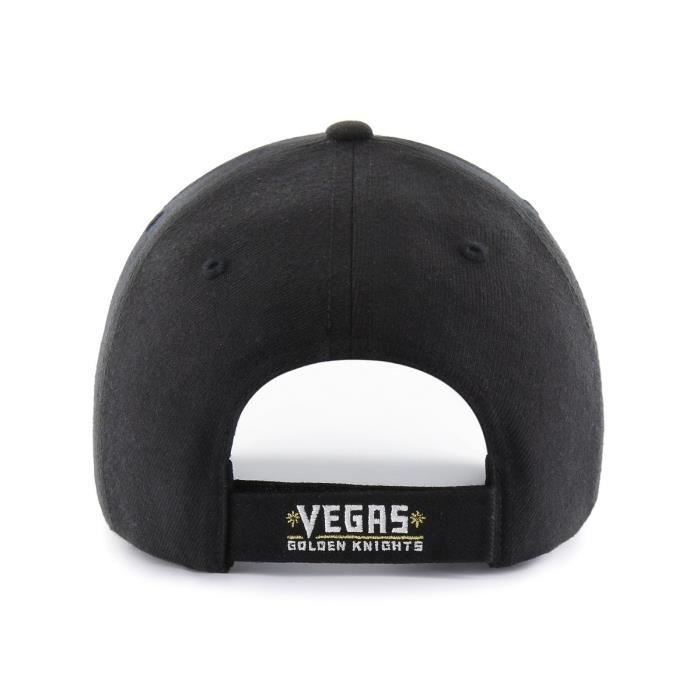 Casquette Relaxed Fit - 47 Brand - MVP Vegas Golden Knights - Noir - Ajustable - Couronne Structurée