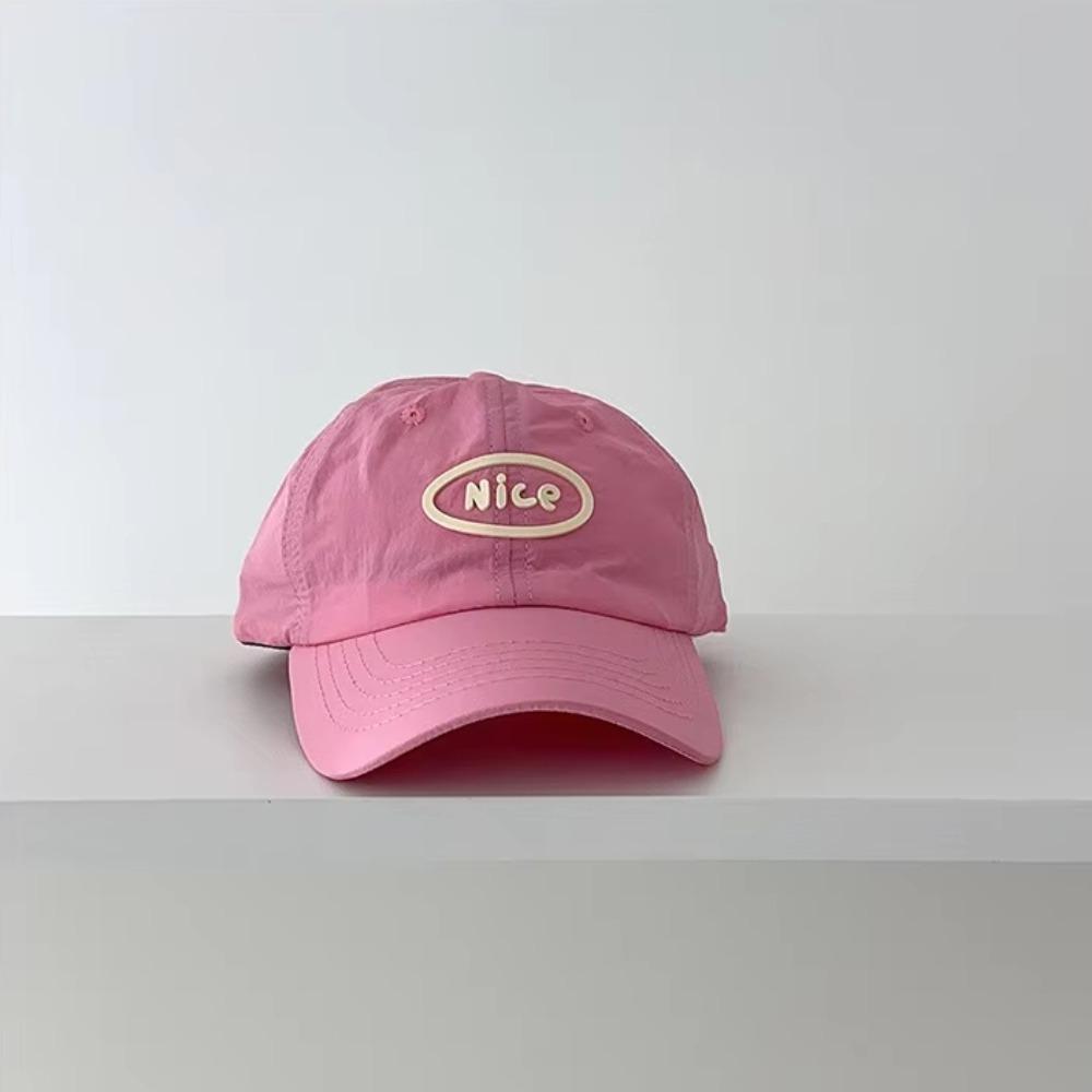 Thin Quick Dry Baseball Hat Letter Embroidered Duck Tongue Hat for Boys and Girls