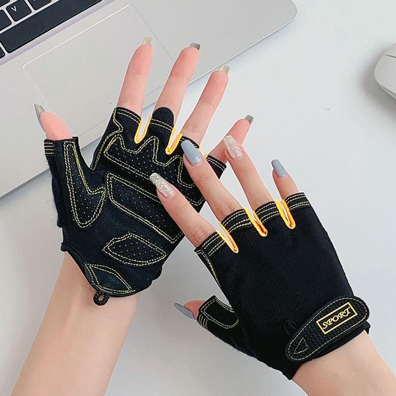 Mens Gym Workout Gloves With Wrist Support Pull-ups Deadlifts Barbell Training Anti-Slip Callus Protection Small