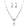 New Style Jewelry - Metal Necklace and Earrings - Wedding Bride Set Combination