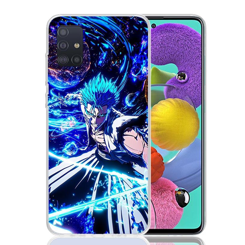 Grimmjow 6 Bleach Phone Case For Samsung Galaxy A52 A32 A22 A12 A02S A50S A30S A51 A31 AA71 Note 20 Ultra 10 S10 Plus Galaxy A52