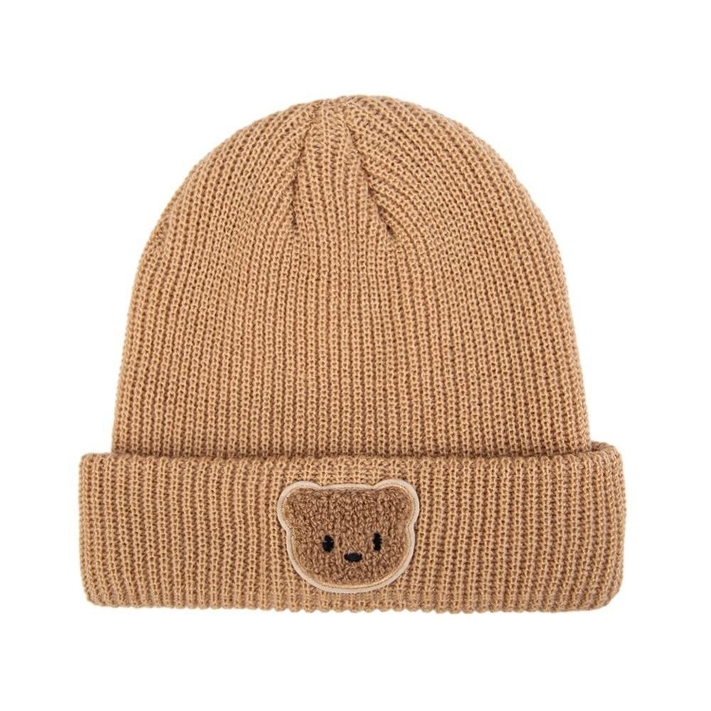 

Warm Knitted Hat Cute Cartoon Pullover Cap New Beanie Cap Winter хакі