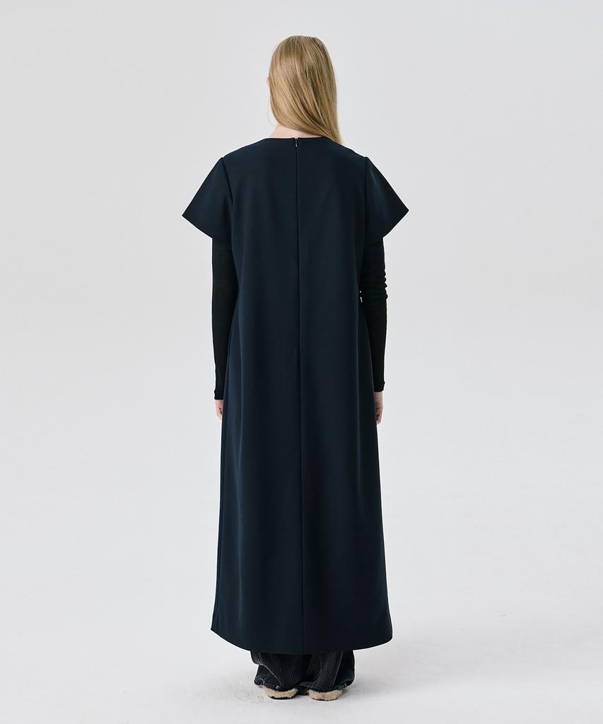 Bundercammer Short Sleeve Ponte Dress_Black