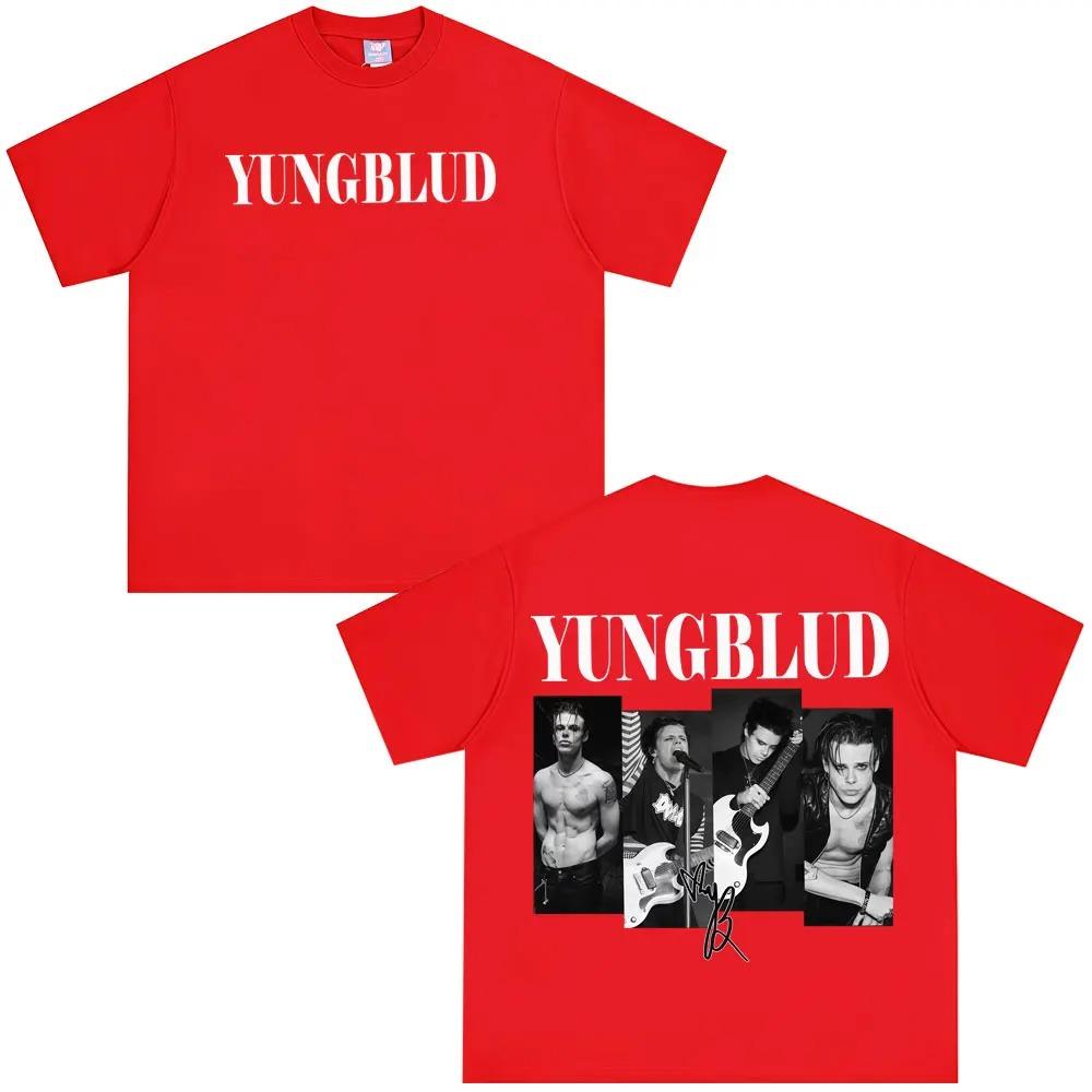 Rapper Yungblud IDOLS 2026 Tour T-Shirt Unisex Mode Vintage T-Shirt Sommer Locker Kurzarm T-Shirt Fan Geschenk T-Shirts
