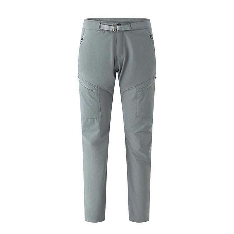 Outdoor Elastic Quick Drying Pants Windproof and Waterproof Sports Couple Hiking Pants with Multiple Pockets Summer Pants for Men