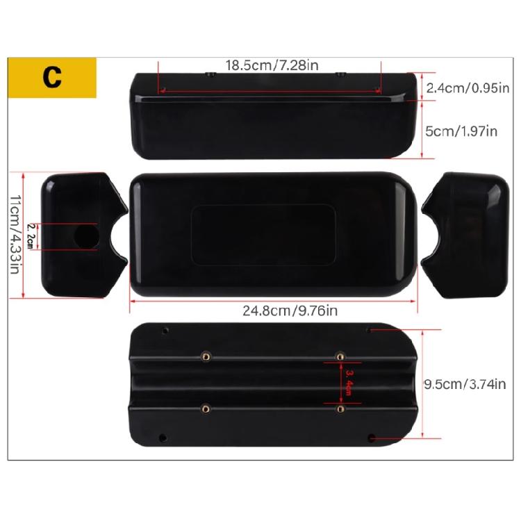 Pyłoszczelna obudowa kontrolera baterii roweru elektrycznego Pudełko kontrolera roweru elektrycznego Część zamienna do konwersji roweru elektrycznego