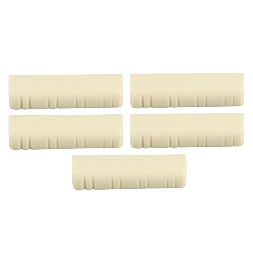 5Pcs Mandolinen-Brückenmutter 8-Saiter Kunststoff 3,5 cm Universal-Instrumentenzubehör zum Ersetzen