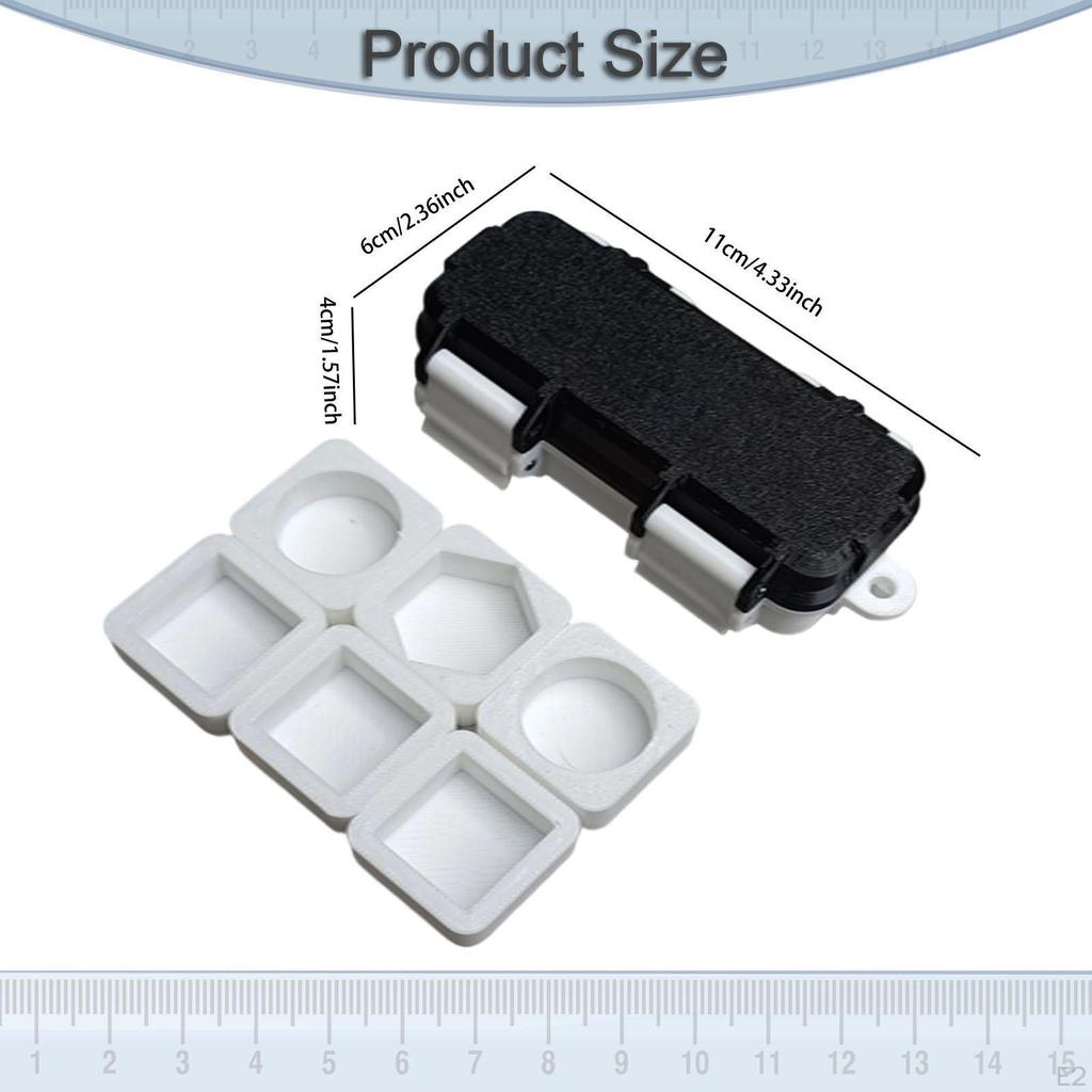 Pool Chalk Holder Billiard Case Practical Portable Compact Multifunctional Storage Box