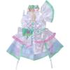 Bandai Cure Zukyun Transformation Costume Set for Idol Precure Kids' Dress Up Play