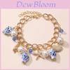 Oceanic Shell Starfish Handmade Women Bracelet With Geometric Design For Casual Wear