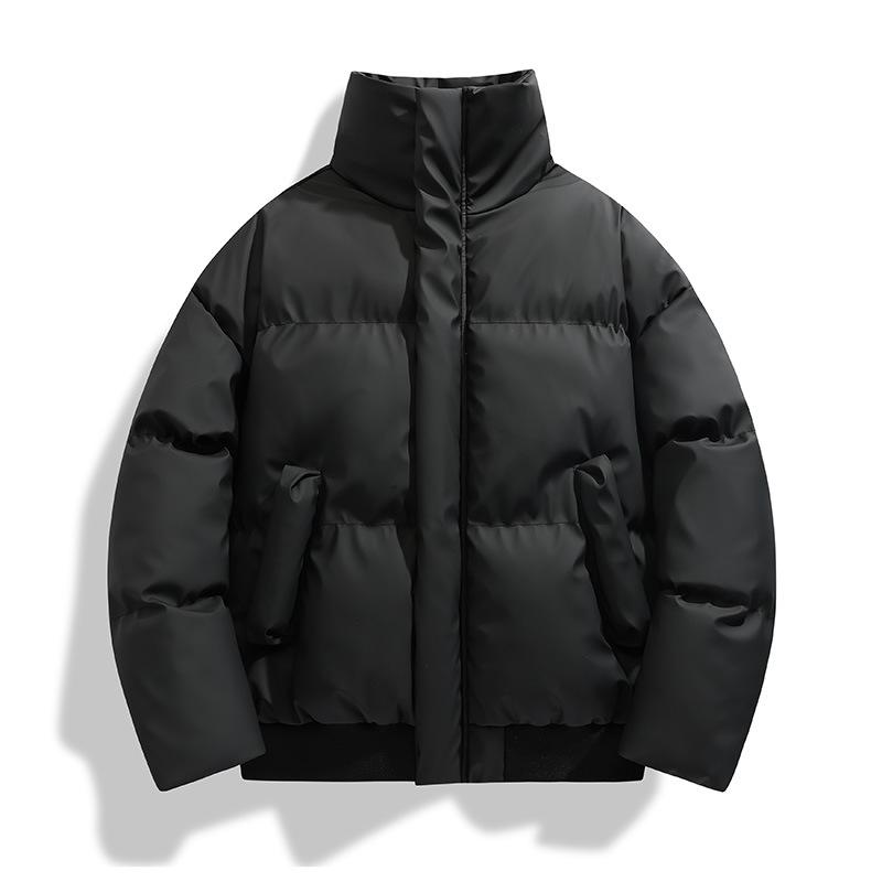 Cotton Clothes Men and Women with The Same Section of The Winter Thickened Men's Cotton Clothing Stand-up Collar Bread Jacket Jacket Men's Down Jacket