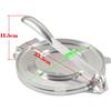 Pressa per Tortillas da 8 Pollici Fabbricatore di Tortillas Alluminio per Uso Alimentare Pressa per Impasto Tortillas per Tortillas di Farina Croste di Torta per Cucina di Casa (Argento)