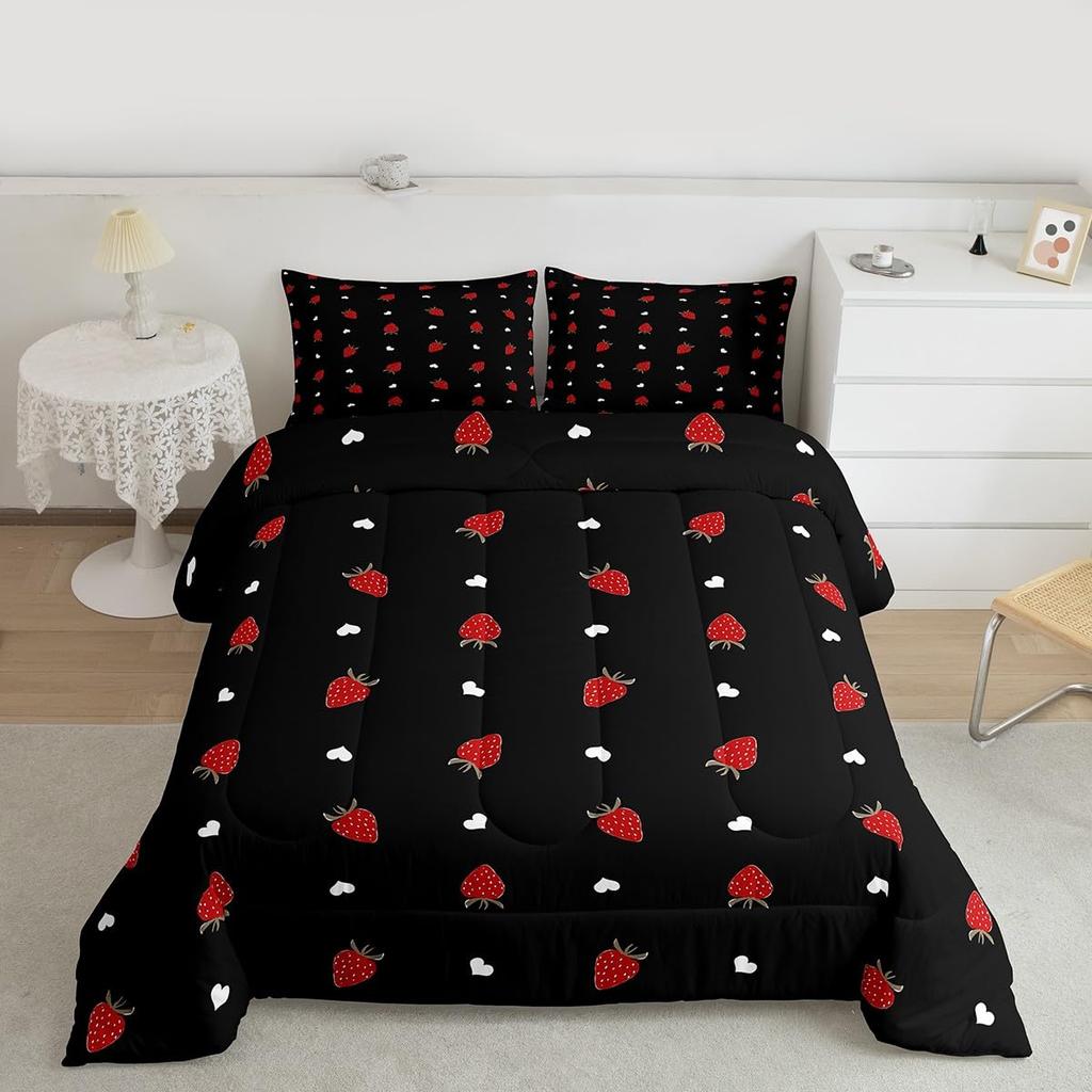 Gothic Decor Comforter Set Twin Size Boys Boho Moth Down Comforter Men Gothic Sugar Skull Comforter Galaxy Starry Sky Halloween Gothic Beddi
