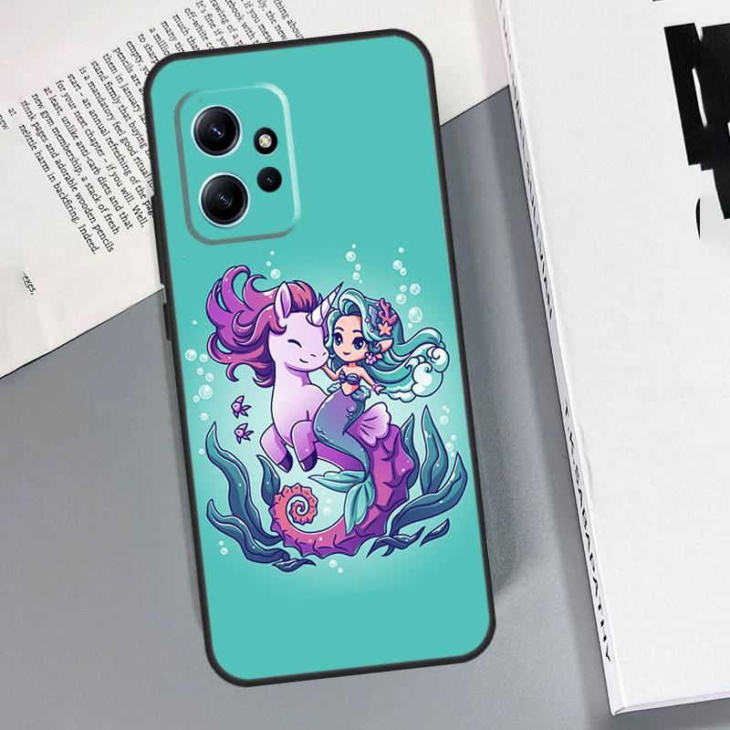 UNICORN MERMAIDS Case For Xiaomi Redmi Note 14 10 11 12 13 15 Pro Plus Cover For Redmi 15 15C 14C 12C 10C 13C