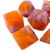 7 Pieces D4 D6 D8 D10 D12 D20 Multi Sided Dices Polyhedral Dice for Kids Toy Collection
