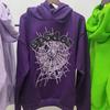 Spder555 Heavyweight 420G Fleece Hoodie - Trendy Velvet Design by Sp5de