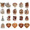 Durable Acrylic Ornaments Day of The Dead Ornament, Mexcian Flower Skeleton Hanging Decoration, Dia Indoor Home Accents De Los Muertos Sugar