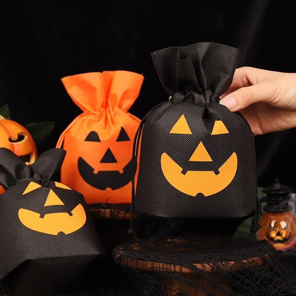 Packaging Coin Purse Pumpkin Gift Bag Handbag Drawstring Storage Pouch  All Saints' Day