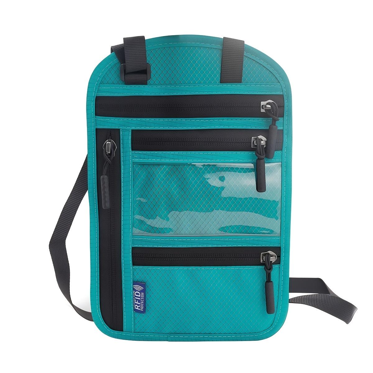 

1 Дорожная сумка-кошелек на шнурке для паспорта с защитой RFlD, противокражная и прочная, незаменимая сумка для хранения в нейтральных аэропортах. zwq