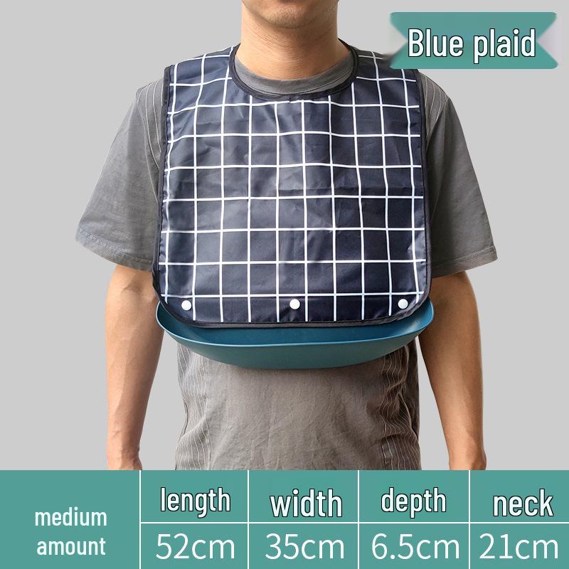 Waterproof Adult Feeding Bib for Elderly - Large Size Saliva Apron