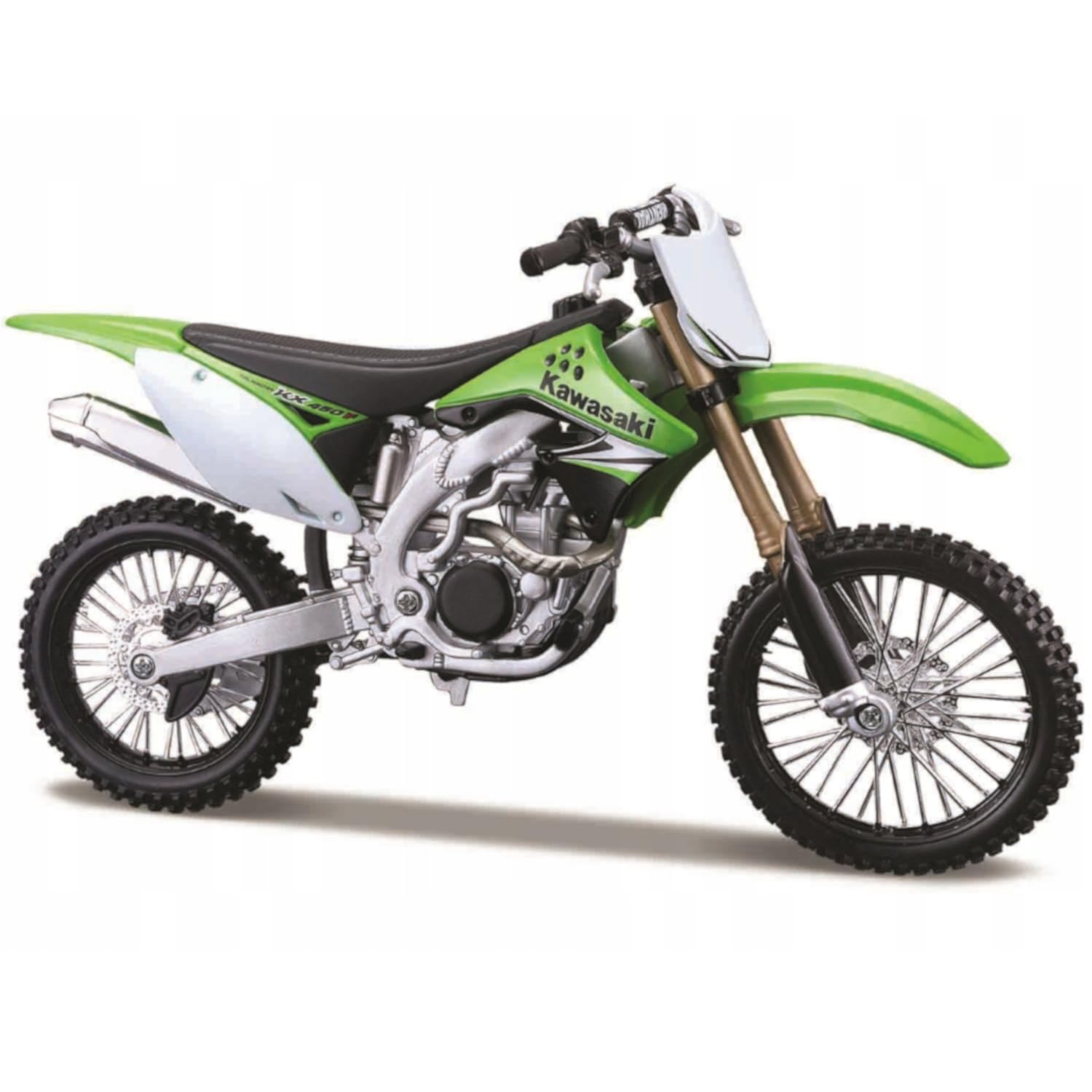 

Maisto 1/12 Scale Kawasaki KX 450F Motocross Green / Diecast Model Car Motorcycle Finished Model 8141
