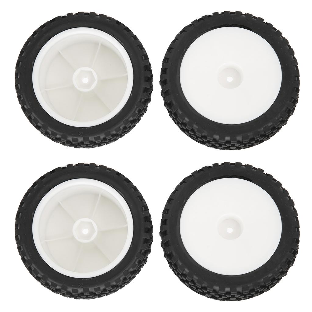 4pcs RC Front Rear Tires and Wheels with 12mm Hex for 1Celsius10 RC Off Road Car Upgrade Parts