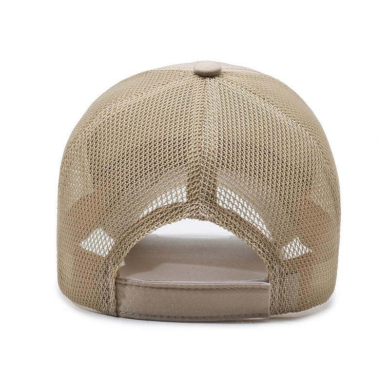 Herren Sommer schnell trocknende atmungsaktive Baseballkappe Outdoor Sonnenschutz Sonnenhut mit langer Krempe