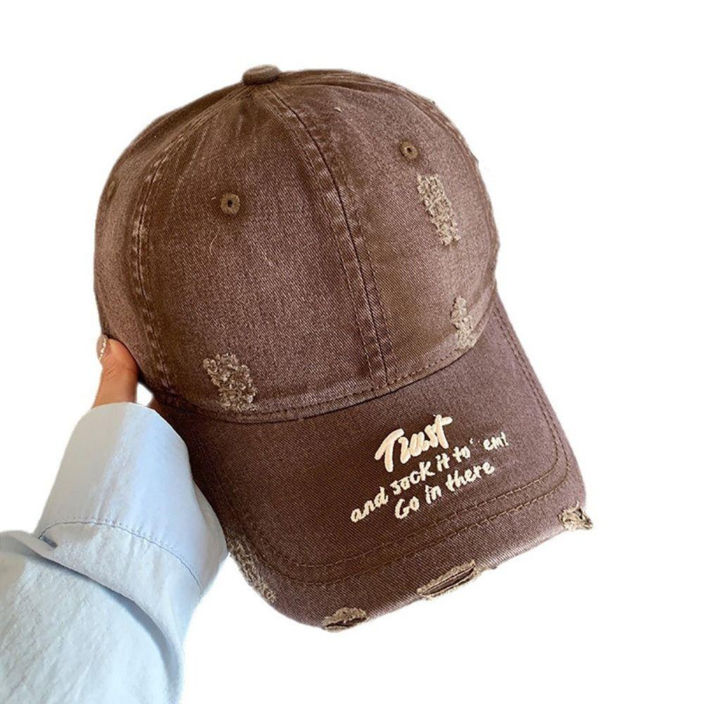 Multicolor Baseball Cap Embroidery Peaked Cap Fashion HipHop Cap Men Women