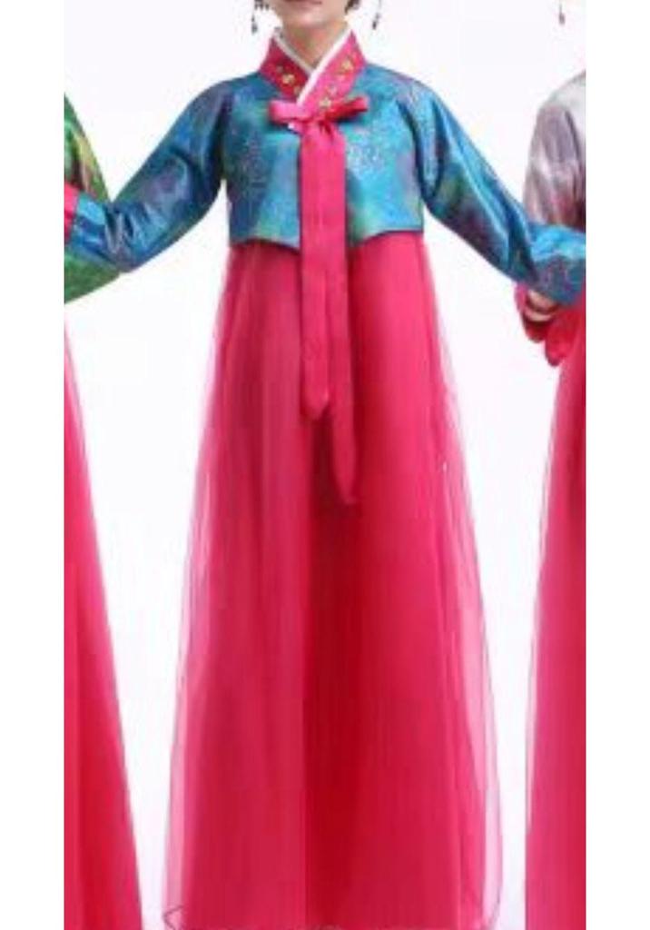 Traditioneller koreanischer Hanbok für Frauen für Tanzaufführungen - Dae Jang Geum Stil