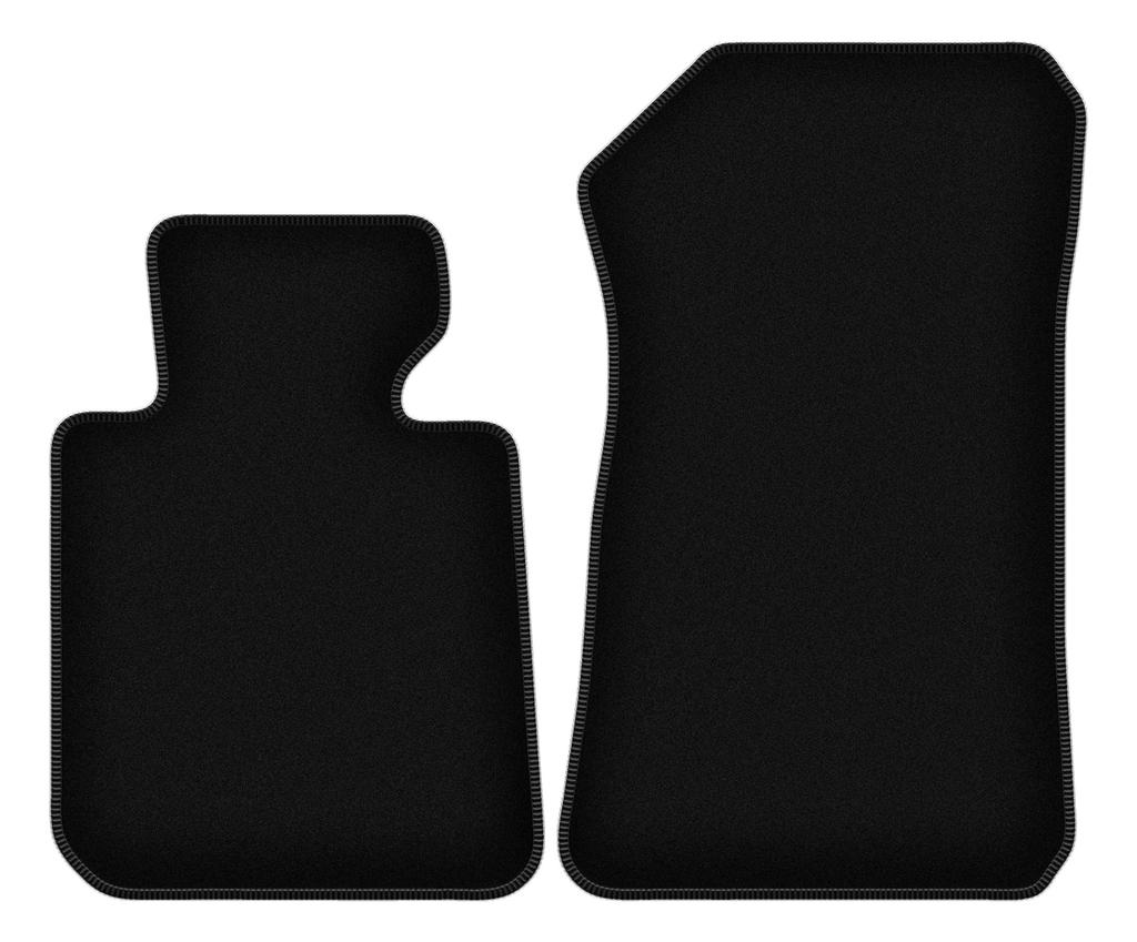 Velour Floor Mats Basic Front For Bmw 1 E81 Hatchback (2004-2011)