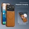 Business Leather Texture ForMagsafe Matte Case ForiPhone 17 Air 16 16E 15 14 12 13 11 Pro Max Plus Magnetic Shockproof Cover