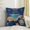Anime Figure Sketch Videogames FINAL FANTASY Cushion Cover Inches Farmhouse Decor Home Throw Pillow Covers for Couch