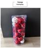 Hand-Painted Christmas Ball Set: Festive Irregular Baubles for Tree Decoration