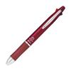 Pilot Doctor Grip 4+1 0.7mm 4-color ballpoint pen + 0.5mm mechanical pencil Bordeaux shaft Body size: 148x14.1mm/Slide lever type/26.3g