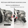 Angle Grinder Attachment Adapter,M10 To M14/M16,Black Quick Change Polisher Interface Connector Practical Thread Converter