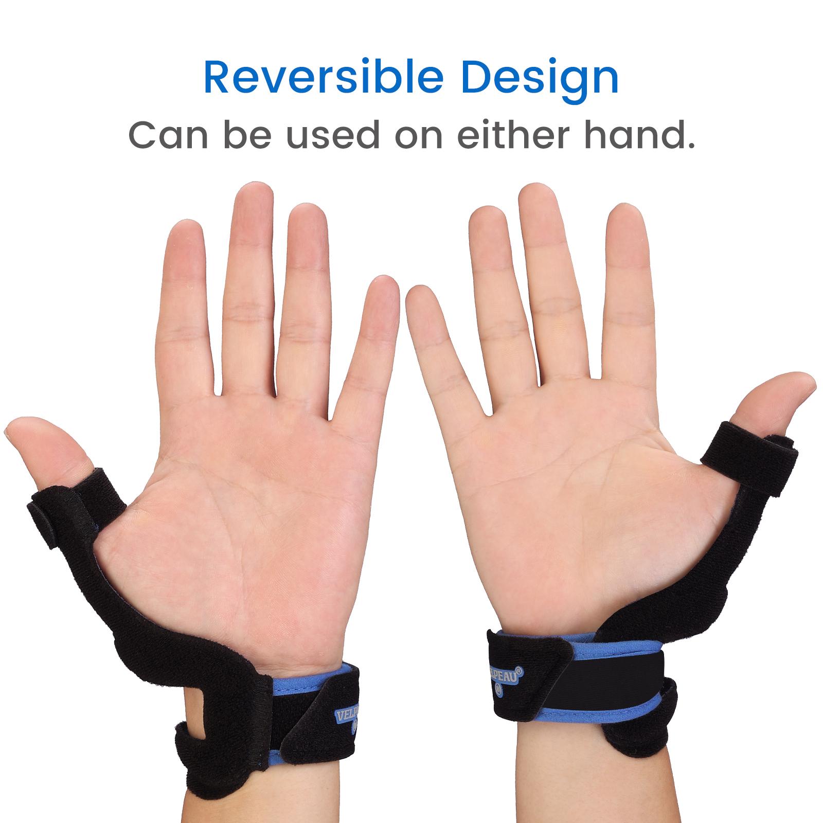 

Velpeau Thumb Splint Breathable For Trigger Finger And De Quervain S Disease, Thumb Stabilizer Support Fits Left And Right Hand M