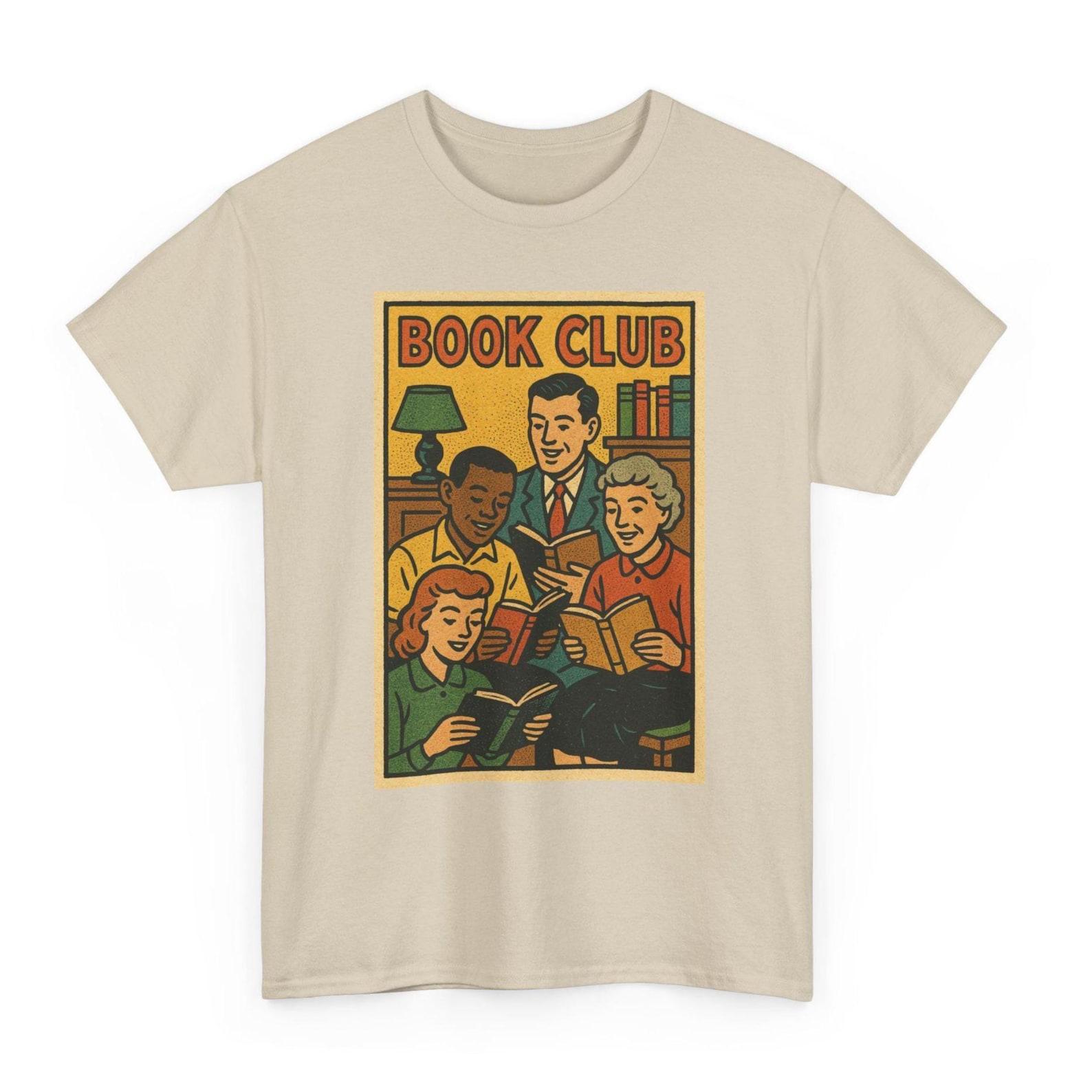 Book Club T-Shirt: Comic Retro Book Lovers S