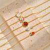 Children'S Fun Cute Wind Stainless Steel Epoxy Cartoon Bracelet 18K Gold Plated Jewelry Br-2593
