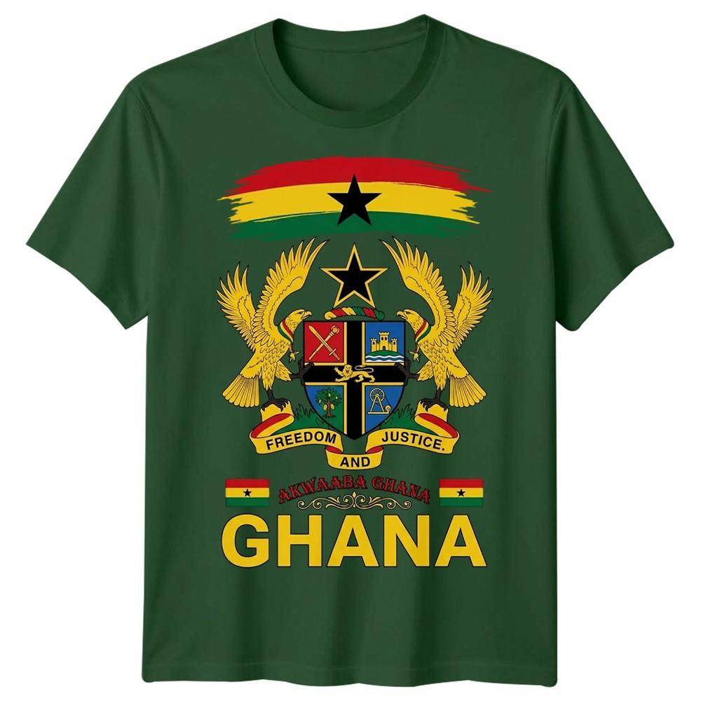 Ghana Roots Heritage Outfit Idea For Unisex Ghanaian Flag Tshirt